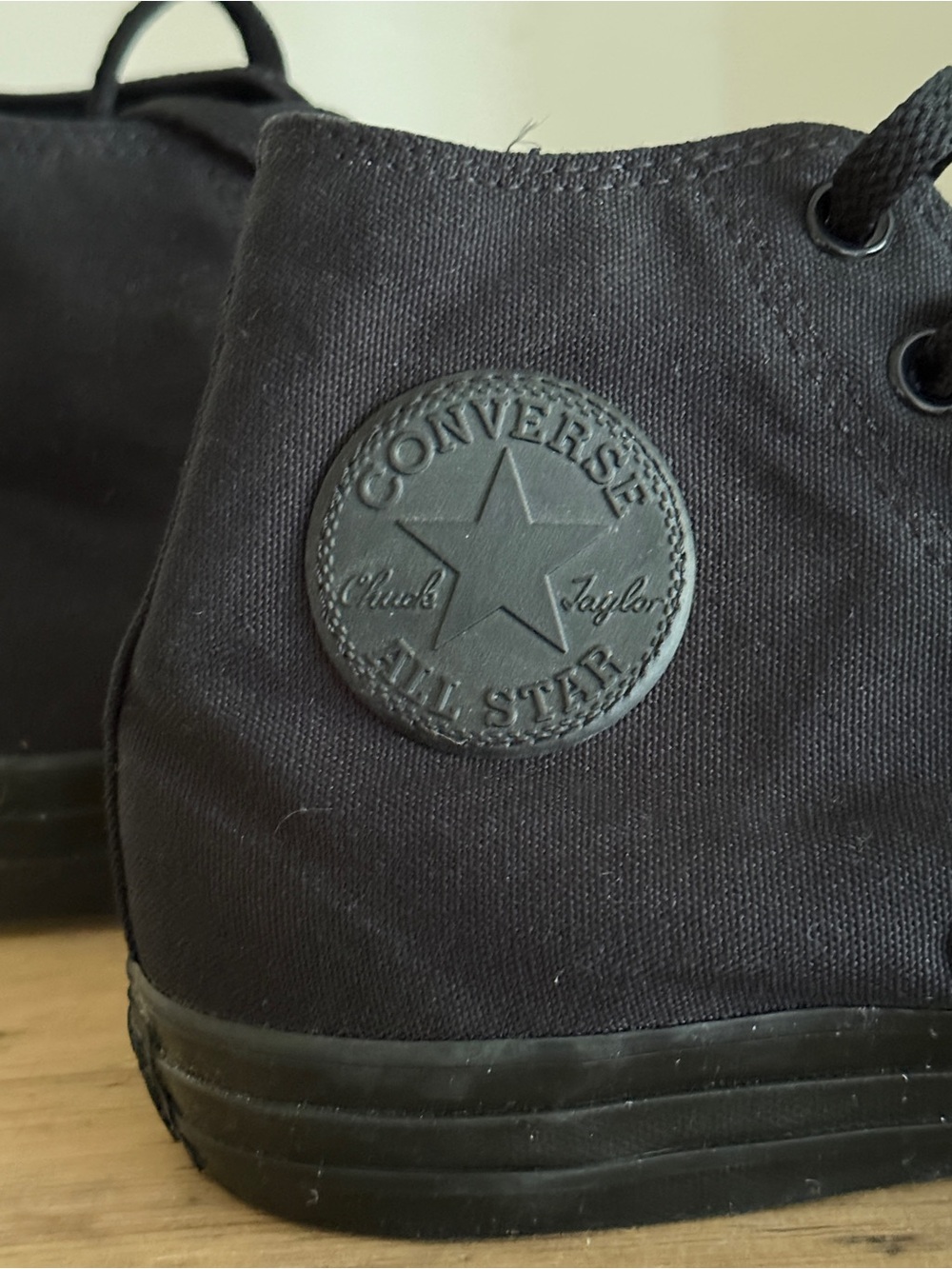 New without box Converse Chuck Taylor All Star High Top Black Monochrome Men’s 9